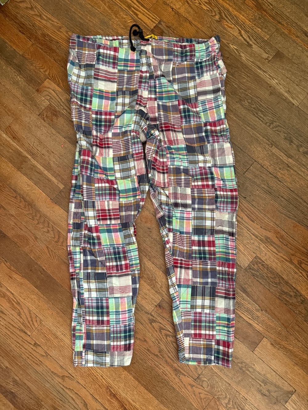 Skids Patchwork Drawstring Pants In Multicolor One Sz - Picture 7 of 8